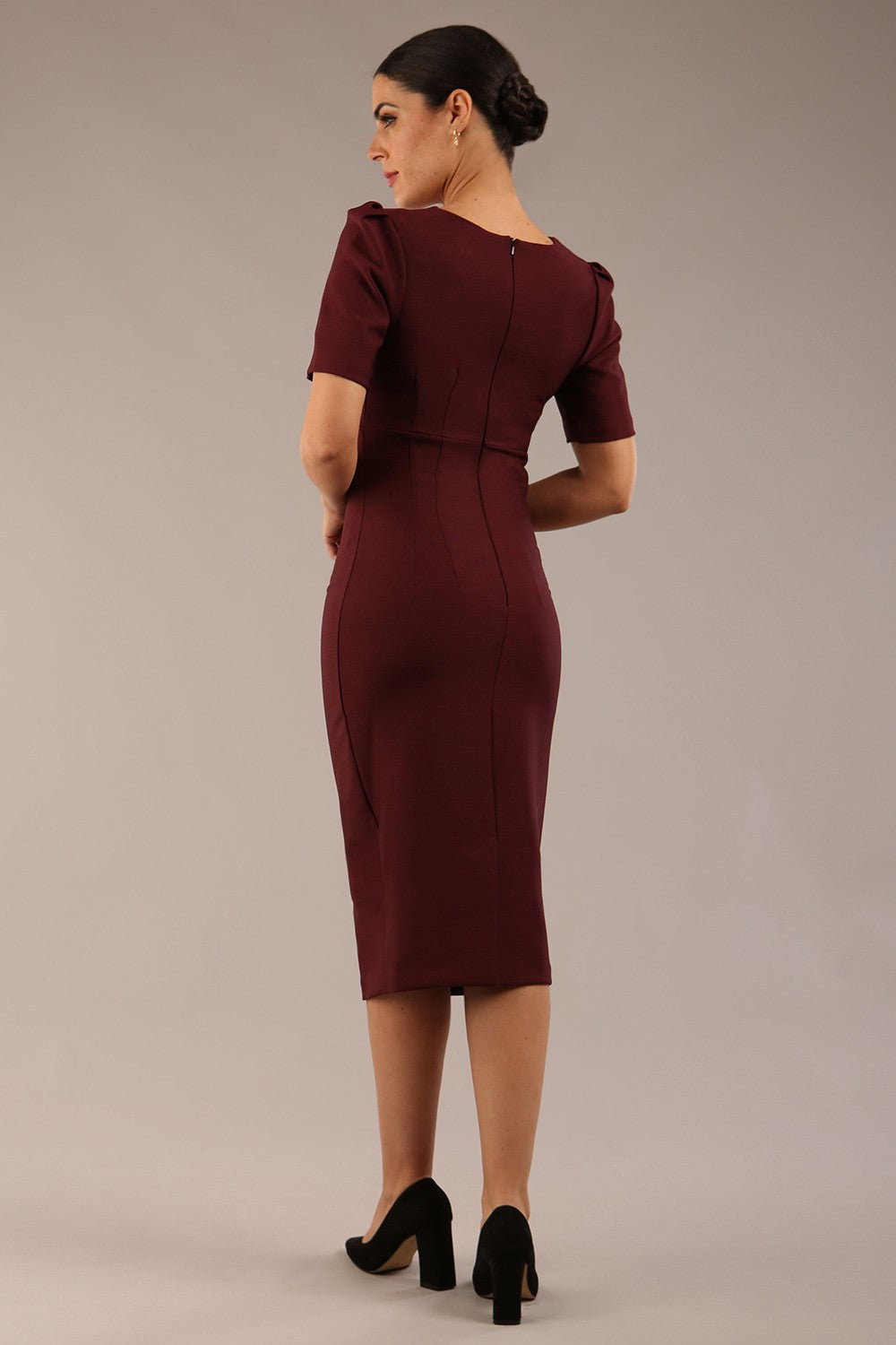 Seed Fitzrovia Short Sleeve Pencil Dress 