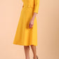 Seed Gresham 3/4 Sleeve Knee Length A-Line Dress 