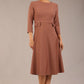 Seed Gresham 3/4 Sleeve Knee Length A-Line Dress 