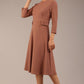 Seed Gresham 3/4 Sleeve Knee Length A-Line Dress 