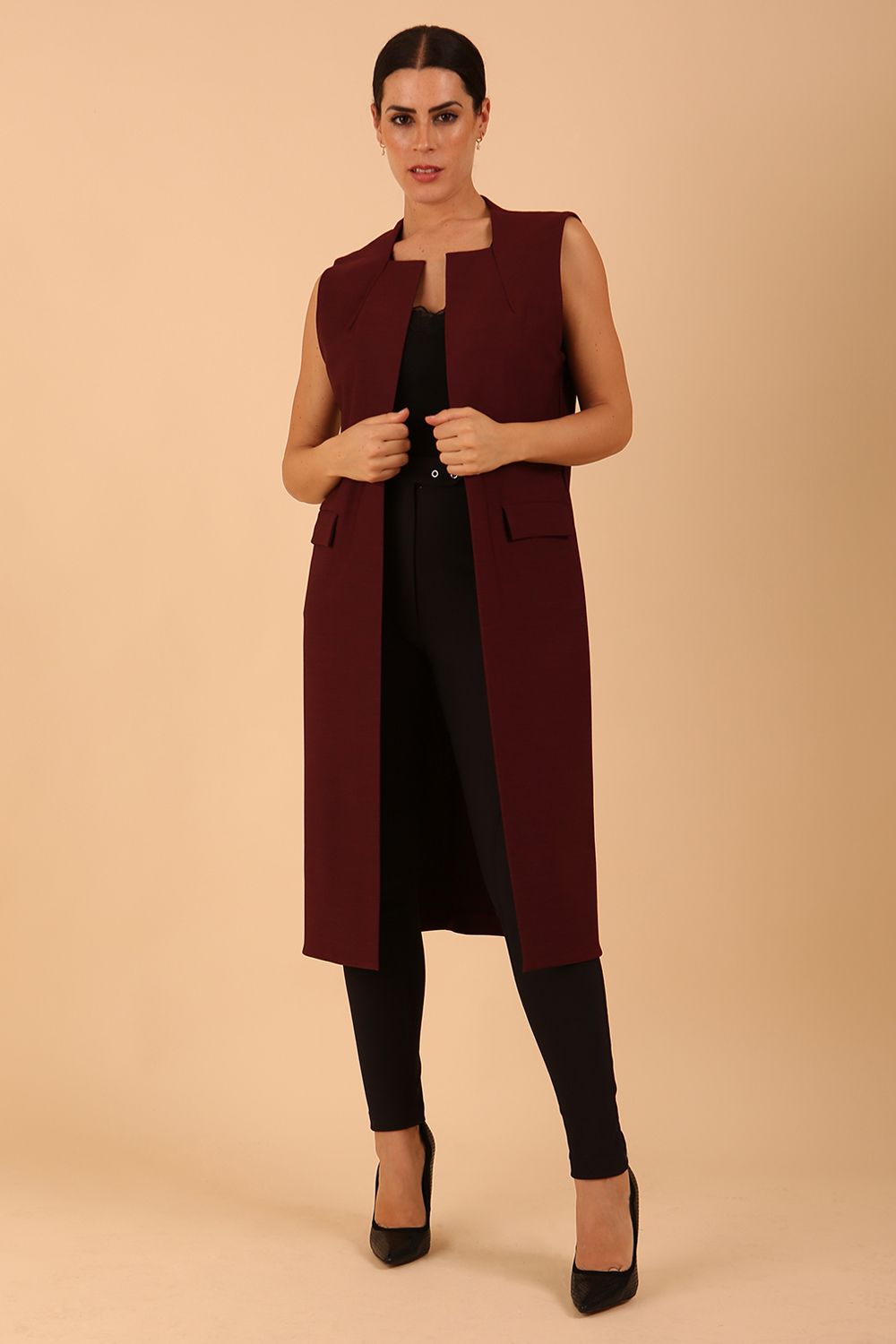 Seed Harvard Sleeveless Coat 