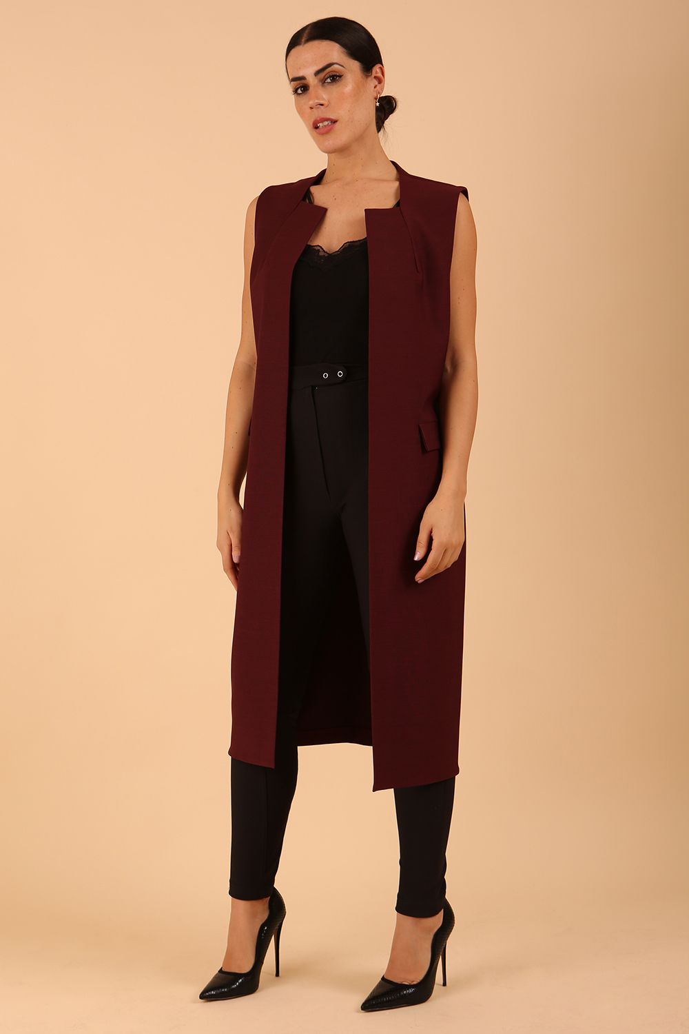Seed Harvard Sleeveless Coat 