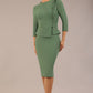 Seed Imperia Sleeved Peplum Dress 