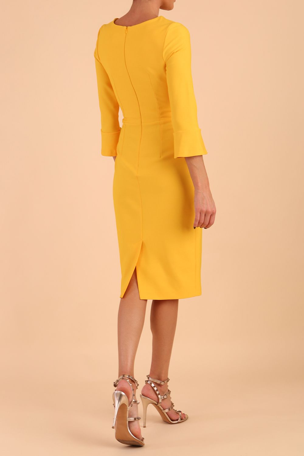 Seed Orla Asymmetric Pencil Dress 