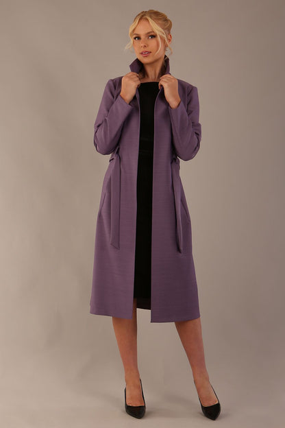 Seed Paloma Tie-Waist Midi Coat 