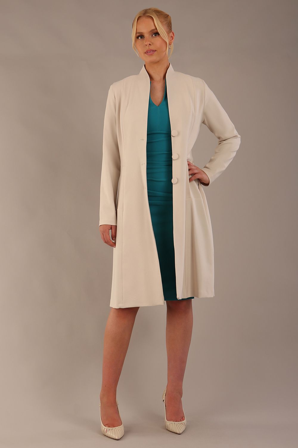 Seed Raquella Long Sleeve A-line Coat 