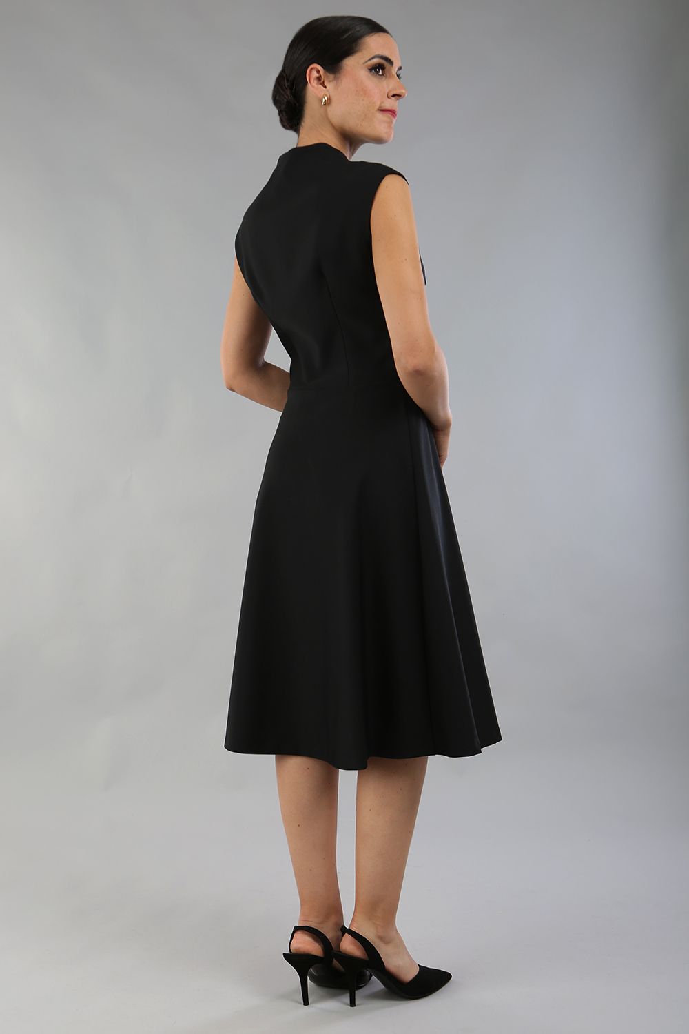 Seed Rio High Split Neckline Swing Dress 