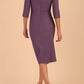 Seed Royale Rounded Neckline Pencil Dress 