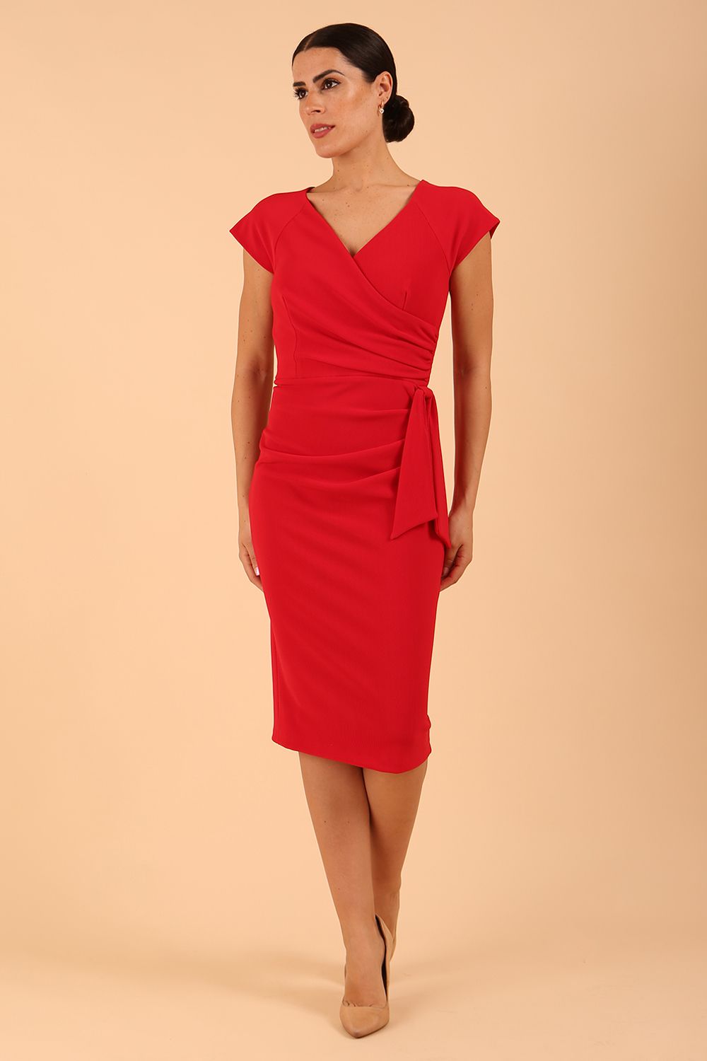 Syon Short Sleeved Pencil Dress 