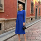 Epsom Long Sleeve A-Line Dress