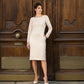 Seed Cora Long Sleeve Shift Dress