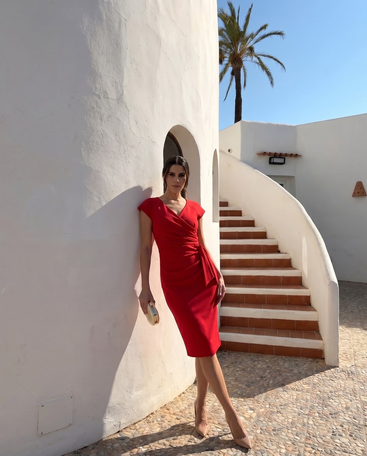 Syon Short Sleeved Pencil Dress
