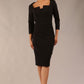 Tiffany Square Neckline Pencil Dress 