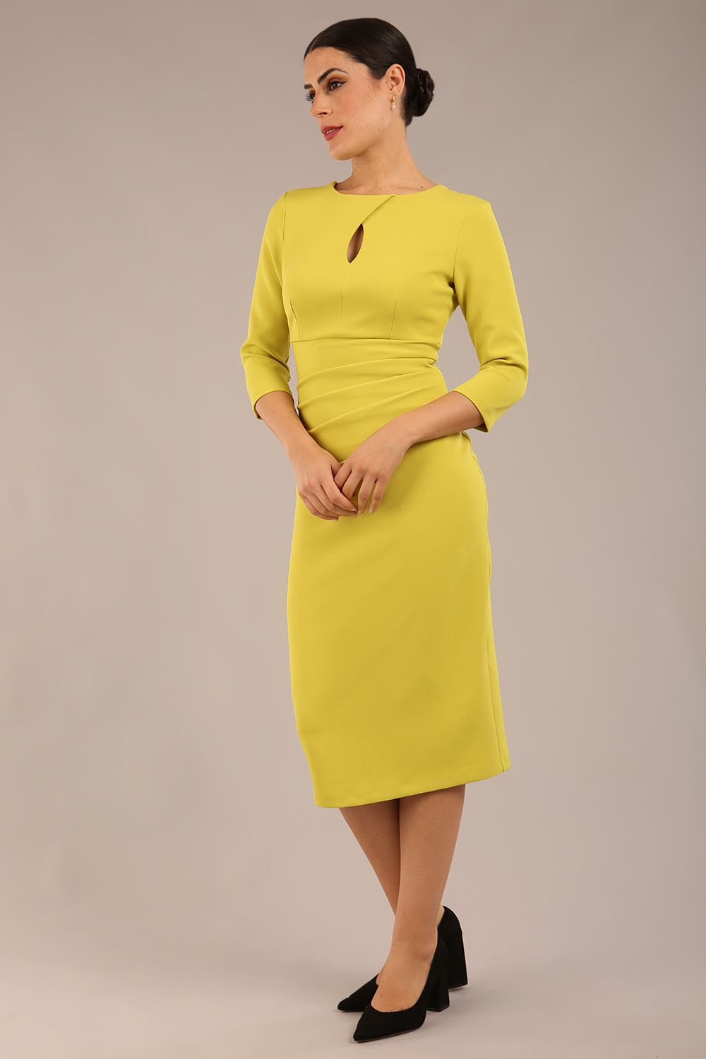 Ubrique Keyhole Pencil Dress 