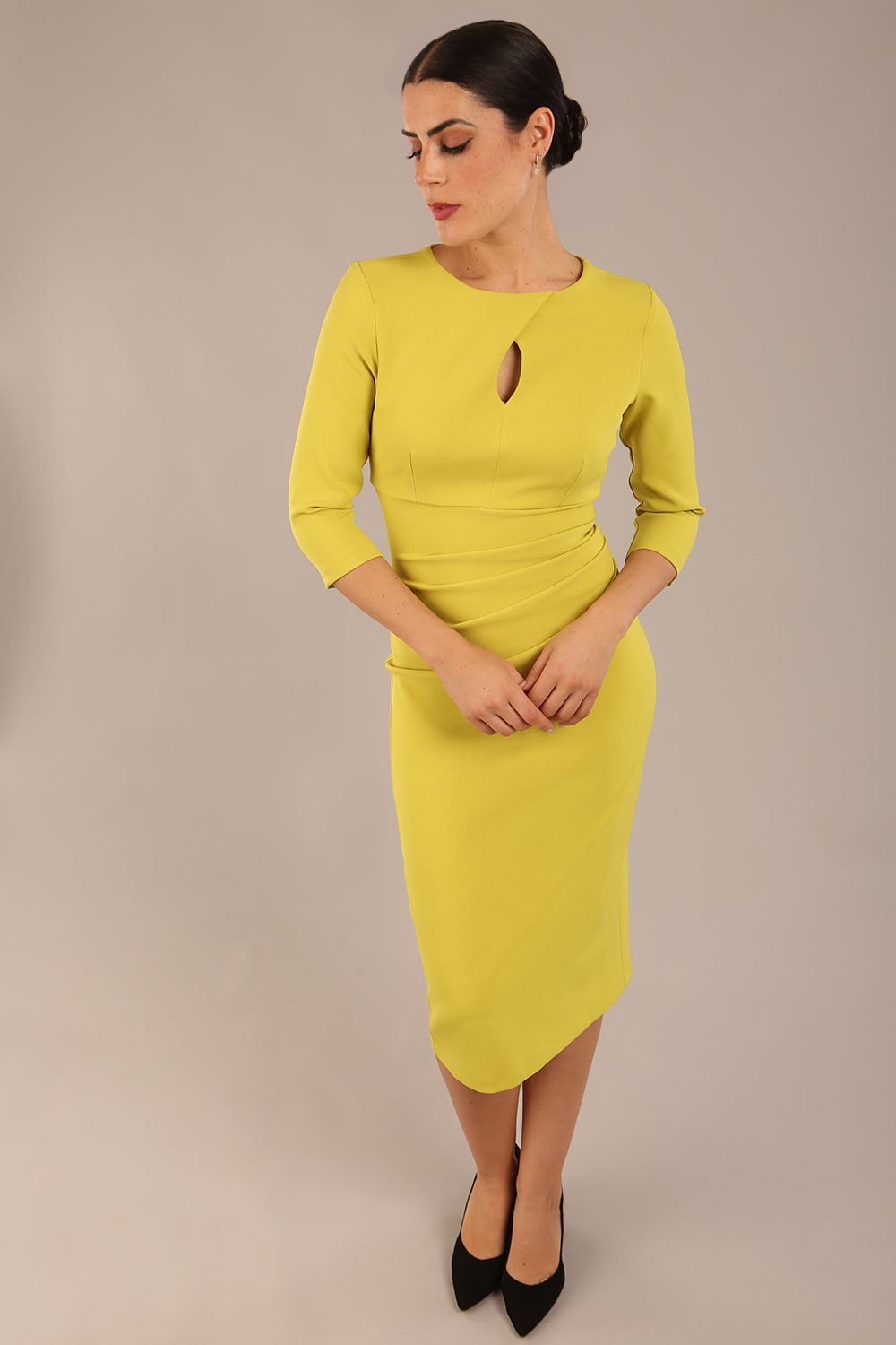 Ubrique Keyhole Pencil Dress 