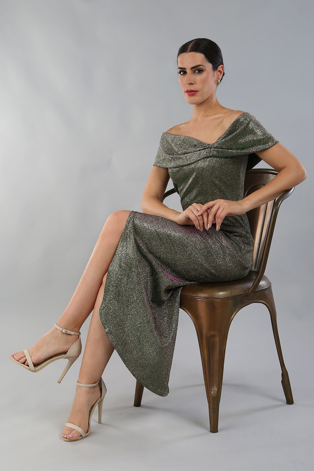 Unity Glitter Midaxi Dress 