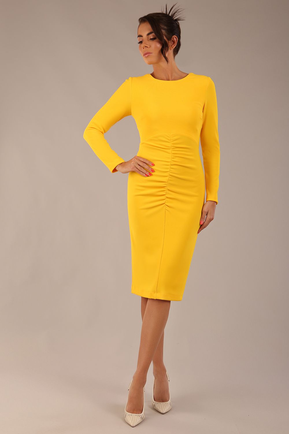 Zoey Sleeved Pencil Dress 