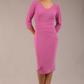 diva_catwalk_Tara_pencil_dress_v_neckline_pink