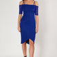 HYBRID ISLA CREPE BARDOT LACE DRESS