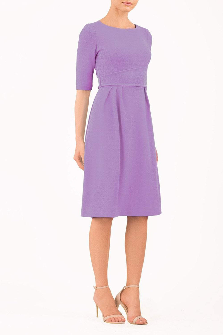 Tarifa Elbow Sleeve Swing Dress