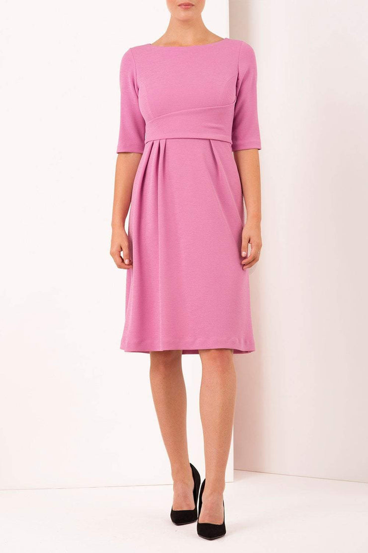 Tarifa Elbow Sleeve Swing Dress