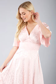 Cambrian Satin Swing Dress