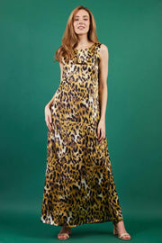 Corina Sleeveless Maxi Printed Dress