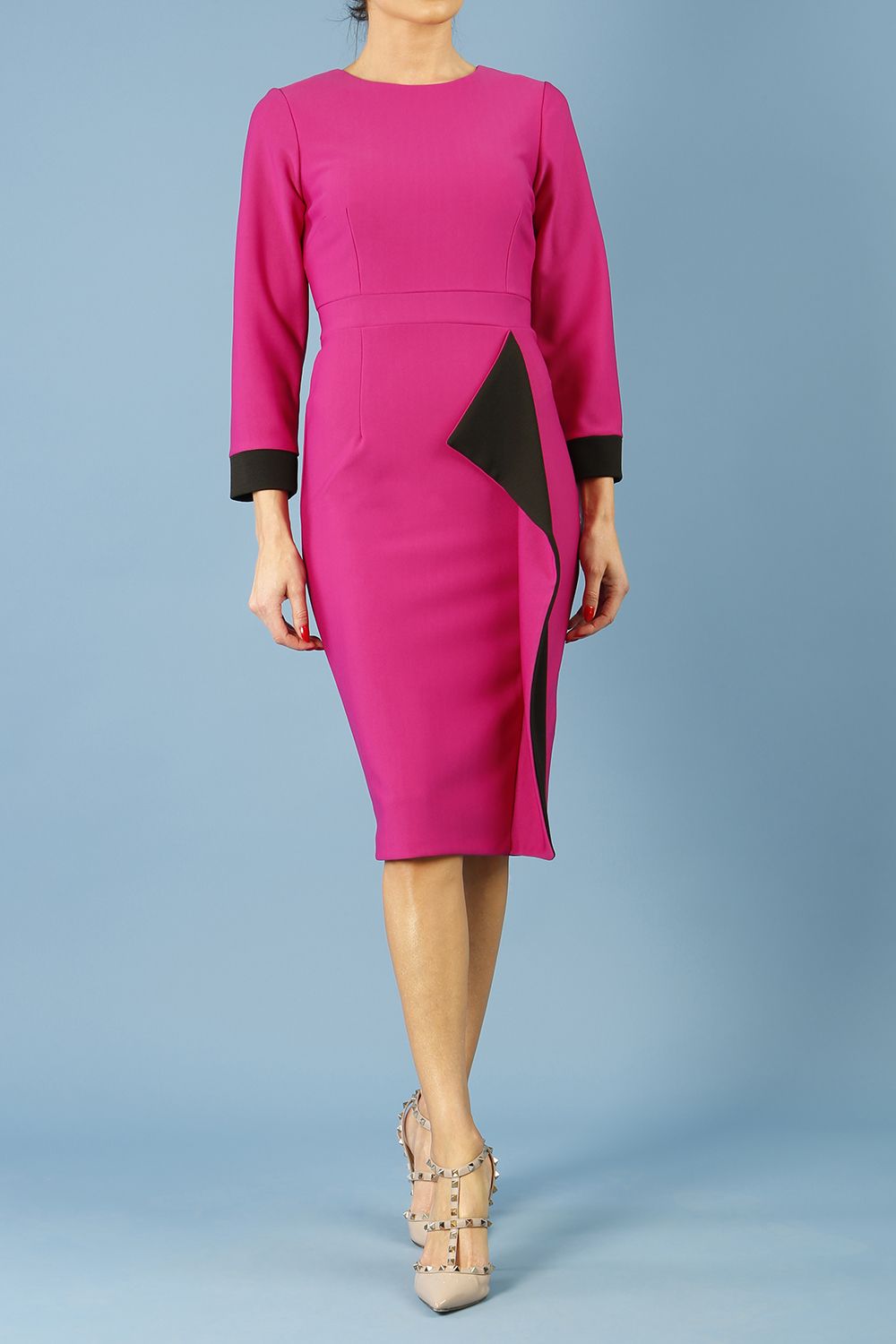Bounty Contrast Pencil Dress