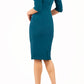 Astra Off Shoulder Sleeved Pencil Dress 
