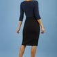 Brianna Contrast Sparkle Pencil Dress 