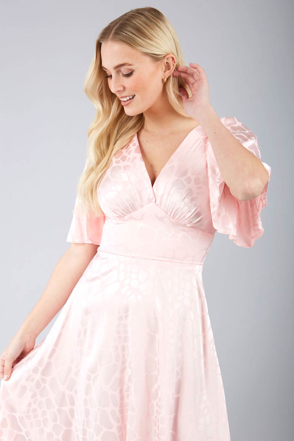 Cambrian Satin A-line Dress 