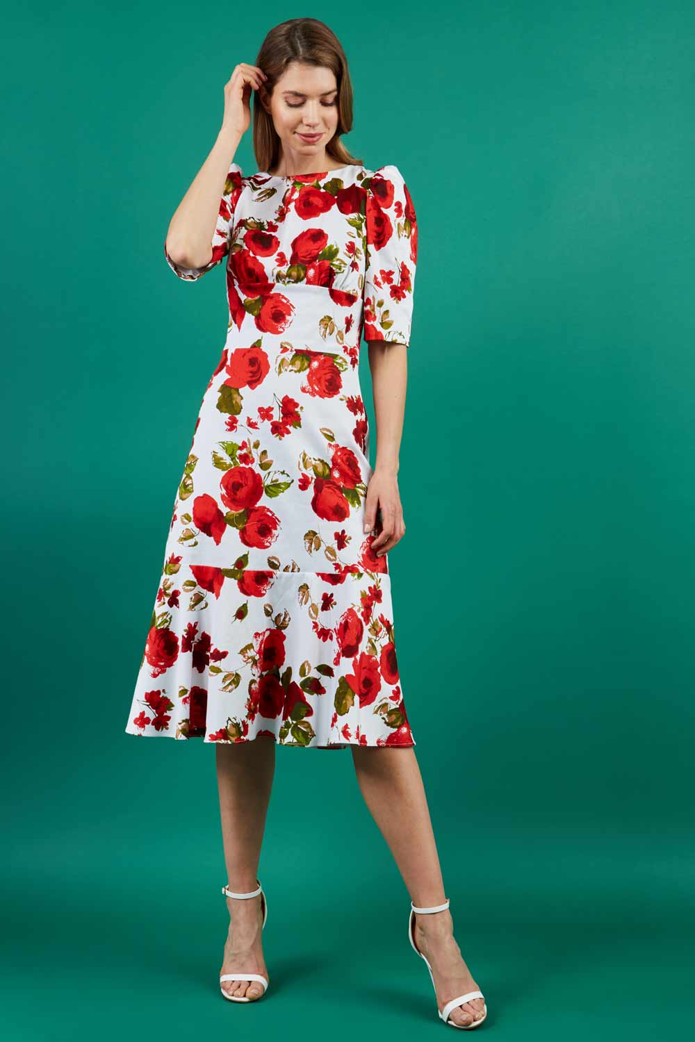 Carisbrooke Printed A-line Dress 