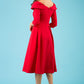 Chesterton 3/4 Sleeve A-Line Dress 