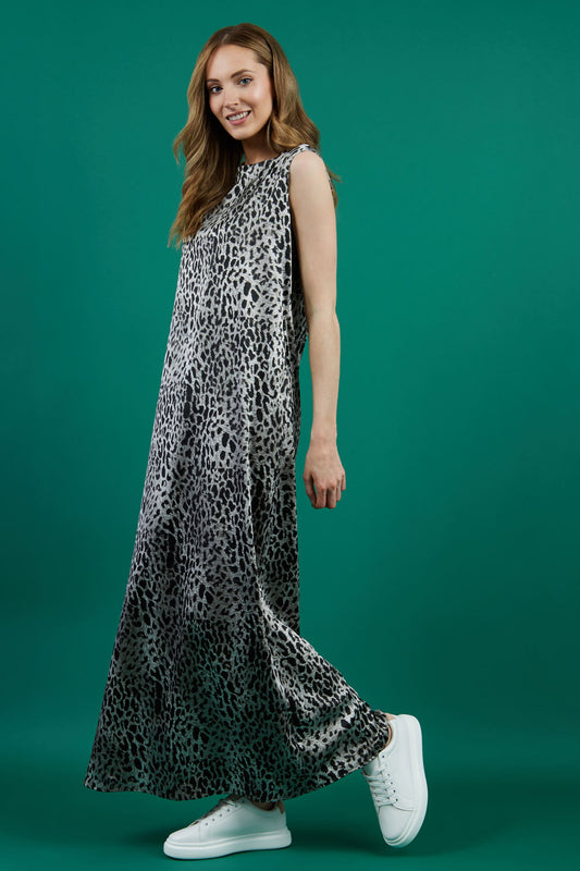 Corina Sleeveless Maxi Printed Dress 