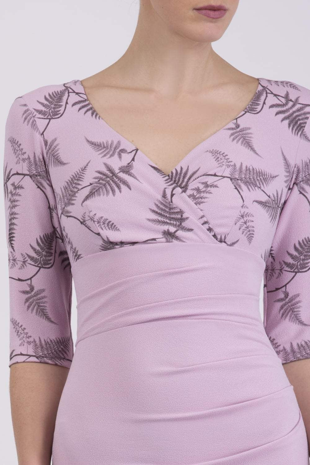 Cynthia Print Contrast Dress 