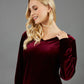 Dahlia Sleeved Velvet Top 