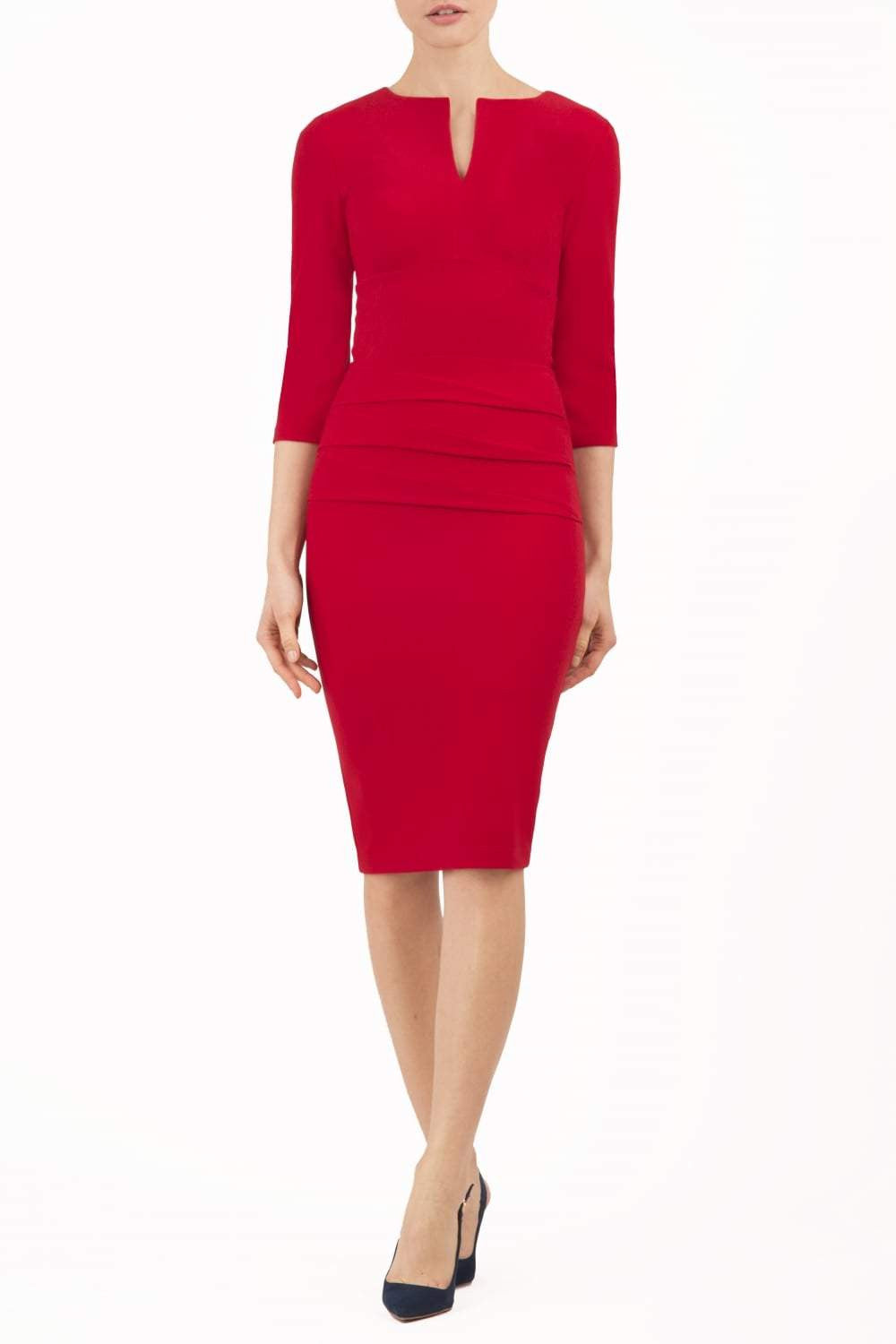 Daphne Venice Stretch Pencil Dress 