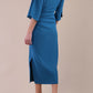 Diana Cowl Neck Pencil Dress 