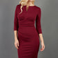 Donna 3/4 Sleeved Pencil Dress 