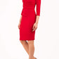 Donna 3/4 Sleeved Venice Stretch Dress 