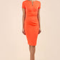 Donna Short Sleeved Pencil Dress 