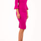 Durham Flute Sleeve Pencil Skirt Dress 