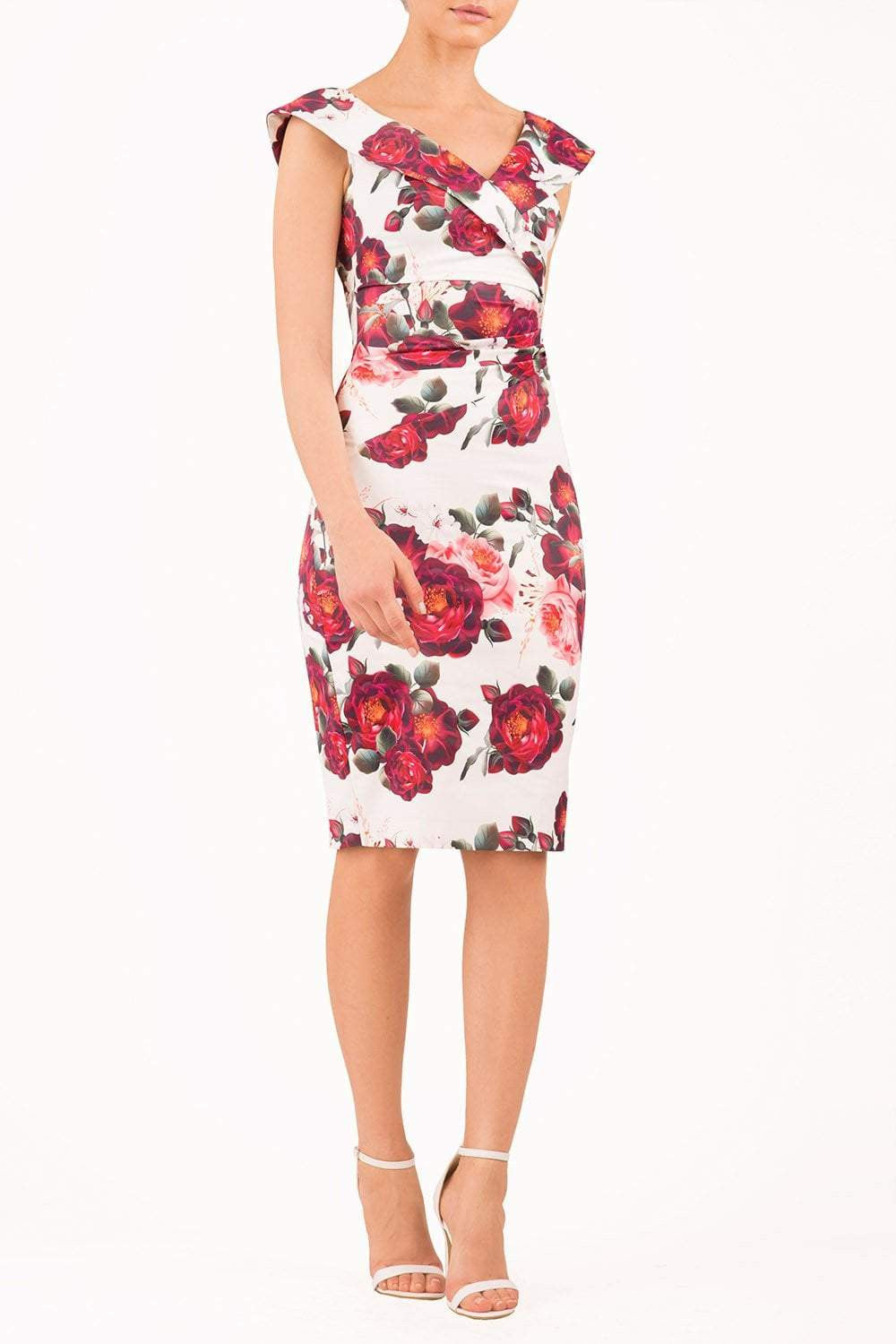 Eliza Sleeveless Print Dress 