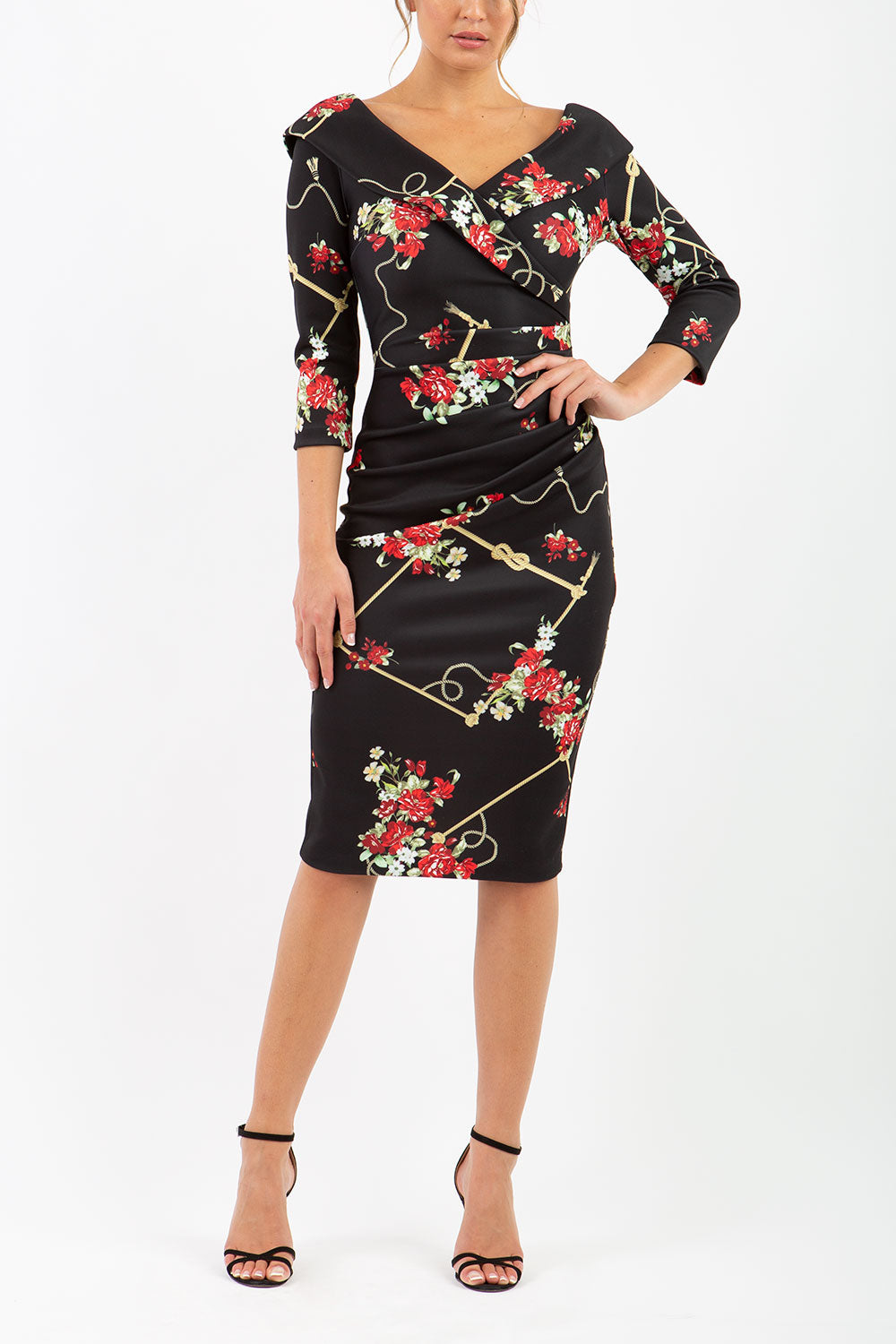 Eliza Vintage Rose Dress 