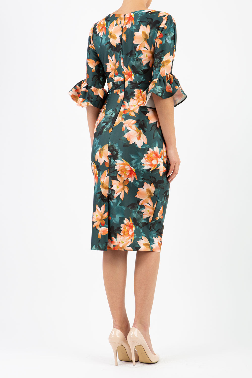 Ellen Contour Stretch Print Dress 