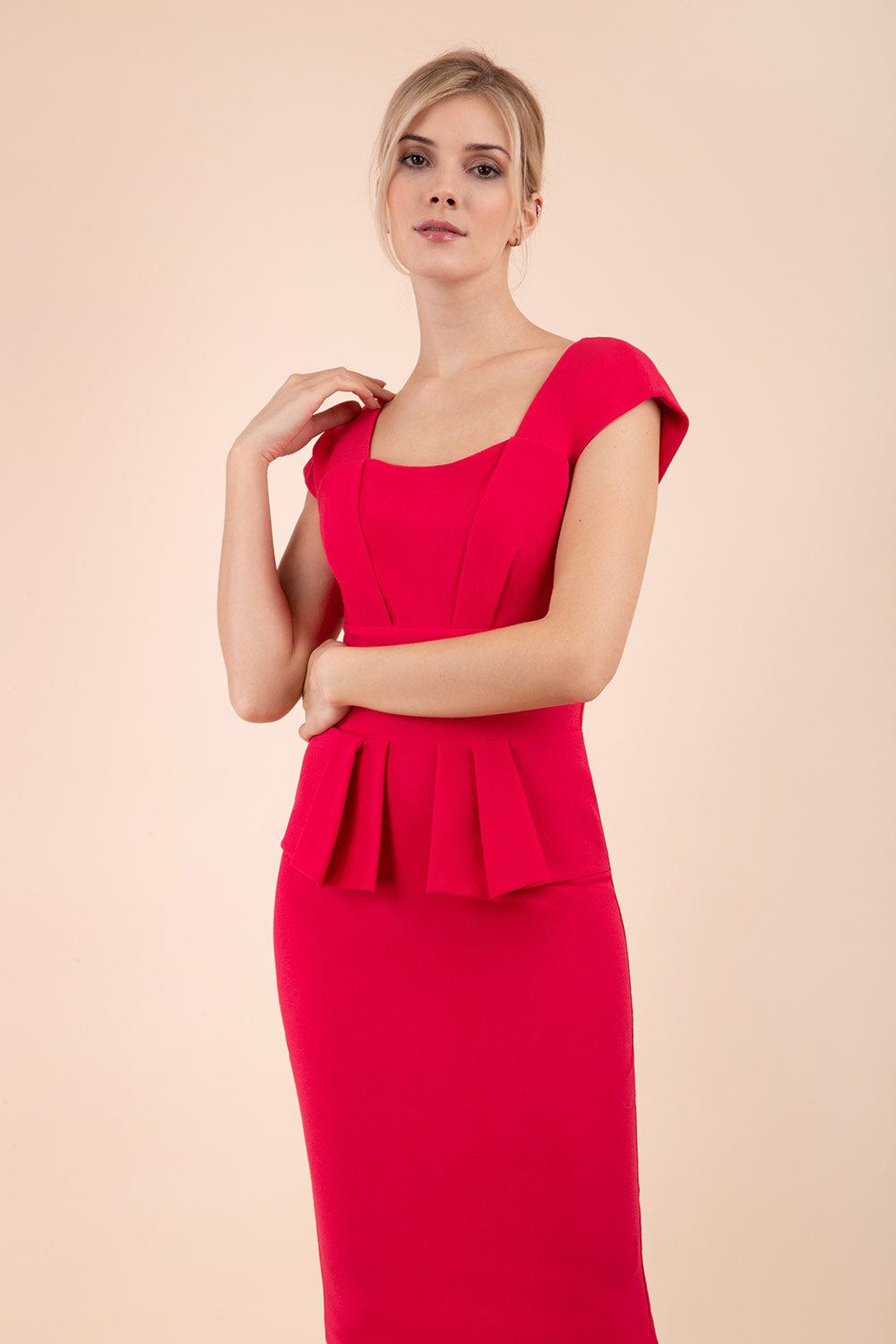 Evelyn Peplum Dress 