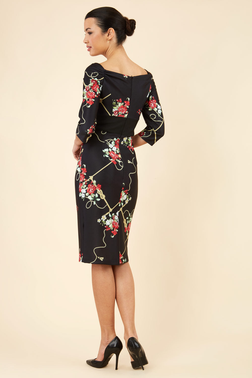 Glastonbury Off Shoulder Printed Dress 
