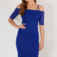 HYBRID ISLA CREPE BARDOT LACE DRESS 
