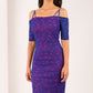 HYBRID ISLA CREPE BARDOT LACE DRESS 