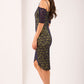 HYBRID ISLA CREPE BARDOT LACE DRESS 